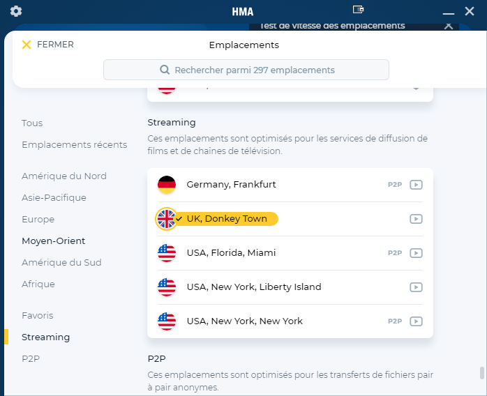 Présentation des offres et formules HMA VPN