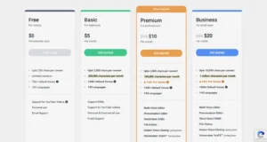 voicemaker tarifs 2026