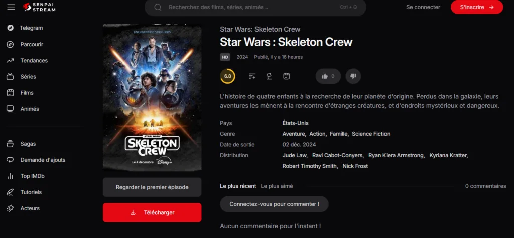 senpai-stream films et séries gratuit