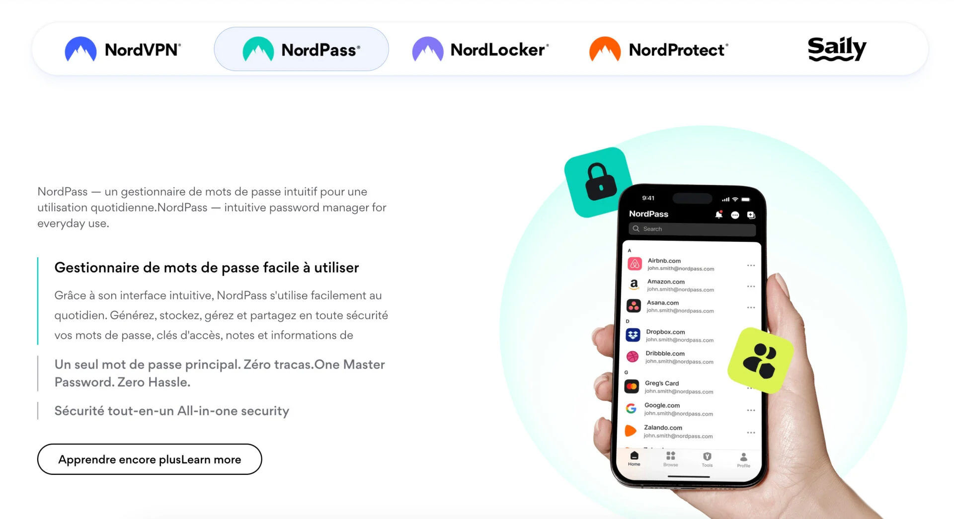 Produits de l’écosystème Nord Security