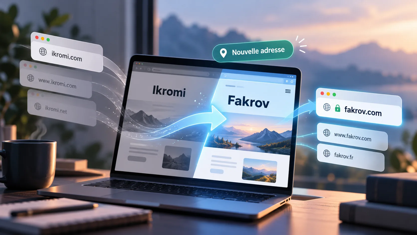 Illustration des risques de faux boutons de lecture, notifications et phishing sur une page de streaming